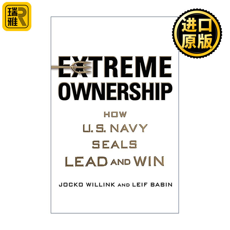 英文原版 Extreme Ownership 极限控制 如何在困境下逆袭并获取胜利 海豹突击队约克·威林克 Jocko Willink 进口英语原版书籍