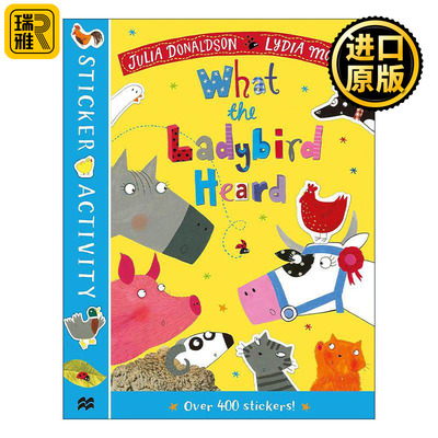 英文原版 What the Ladybird Heard Sticker Book 小瓢虫听见了什么贴纸书 400+贴纸 茱莉亚唐纳森 英文版 进口英语原版书籍