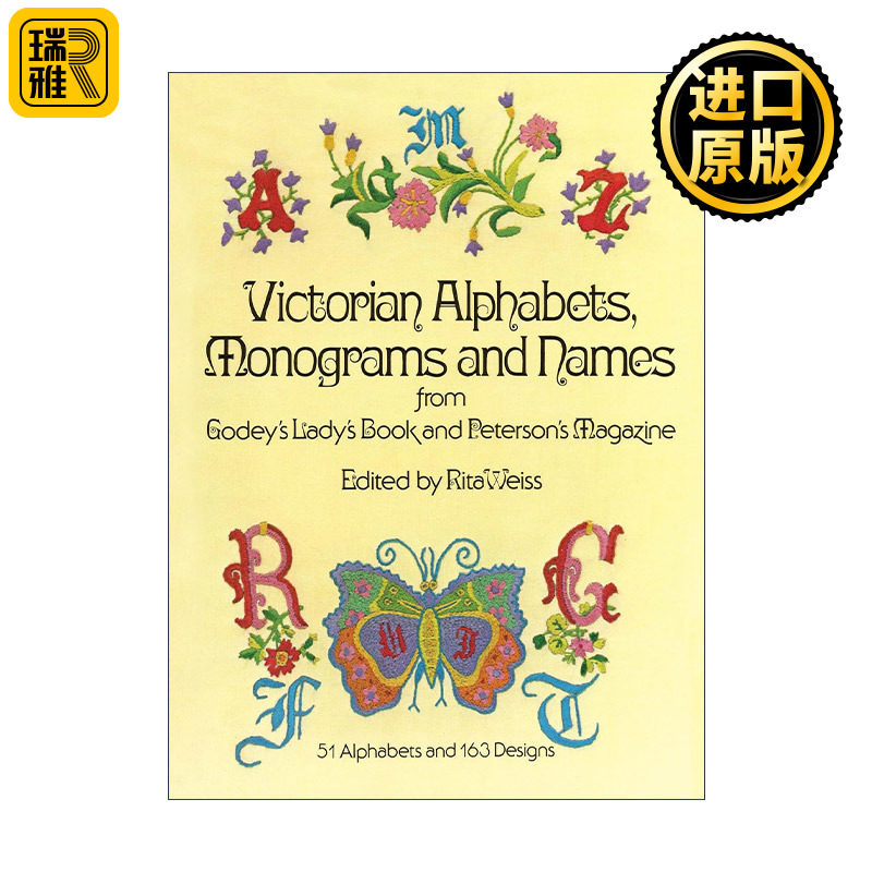 Victorian Alphabets Monograms and Names for Needleworkers