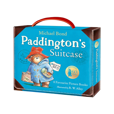 帕丁顿熊的手提箱8册 英文原版 Paddington's Suitcase 小熊帕丁顿系列 英文版 Michael Bond 进口英语原版书籍