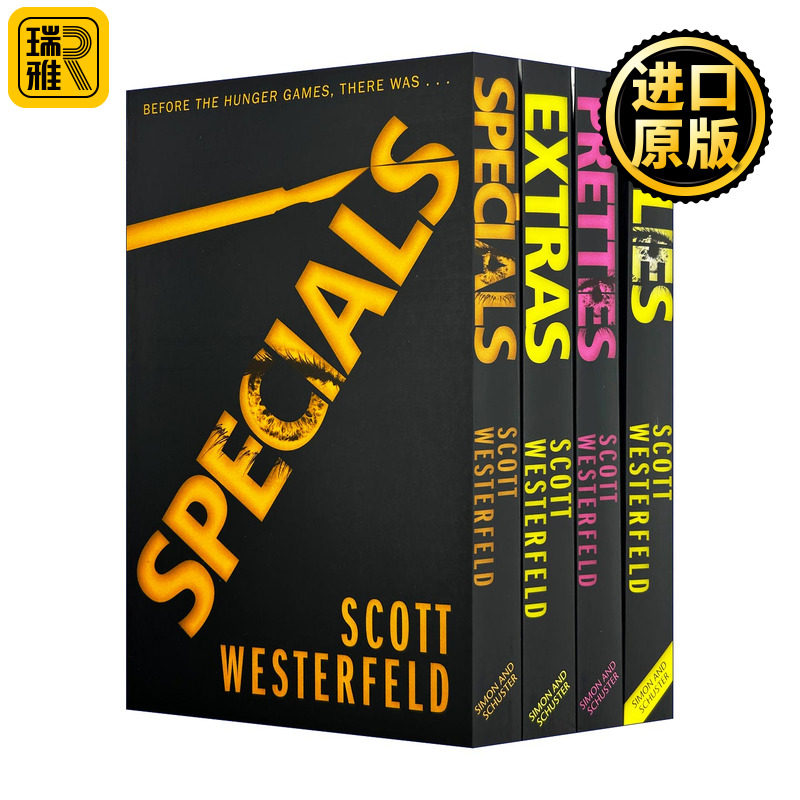英文原版 Uglies 丑人儿系列4册套装 青少年科幻小说 Scott Westerfeld 英文版 进口英语原版书籍
