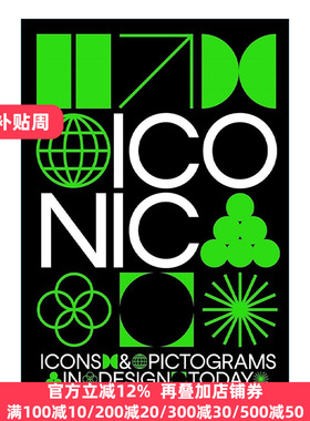 英文原版 Iconic Icons & Pictograms In Design Today 图标 当今设计中的图标和象形图 图案标志设计 英文版 进口英语原版书籍