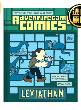 英文原版 Adventuregame Comics Leviathan 冒险游戏漫画 利维坦 儿童互动图像小说 精装 Meanwhile作者Jason Shiga 英文版