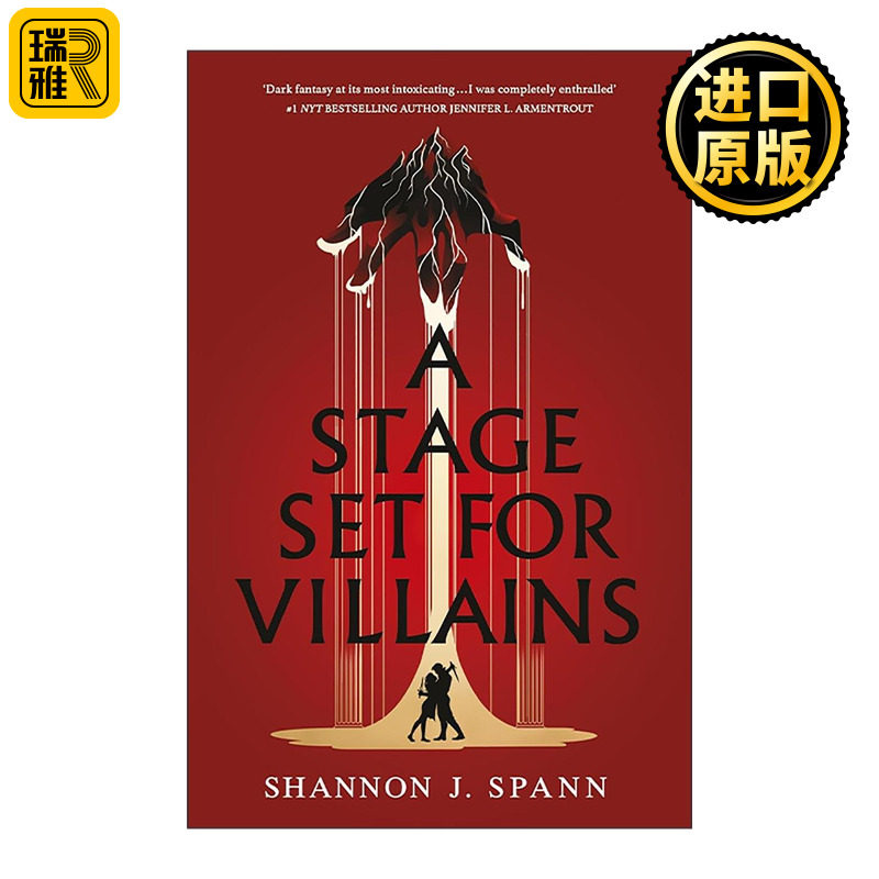英文原版 A Stage Set for Villains 反派的舞台 黑暗奇幻浪漫小说 Shannon J. Spann 剧院竞技 神明反派 禁忌之恋 进口英语原版