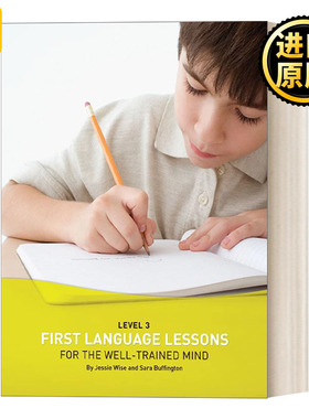 英文原版First Language Lessons Level3Instructor Guide诺顿第一堂语言课 7-10岁美国二到四年级学生 语法写作 进口英语原版书籍