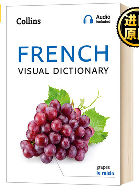 柯林斯法语图解词典 英文原版 Collins French Visual Dictionary 英语法语双语词典字典 全彩插图 可搭Word Power Made Easy