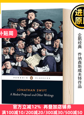 A Modest Proposal and Other Writings Penguin Classics文集书籍