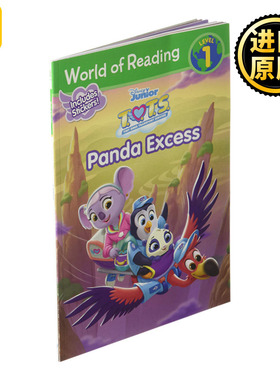 迪士尼儿童绘本分级读物1 英文原版 World of Reading: T.O.T.S. Panda Excess Level 1 全英文版 Disney Book Group 进口原版书籍
