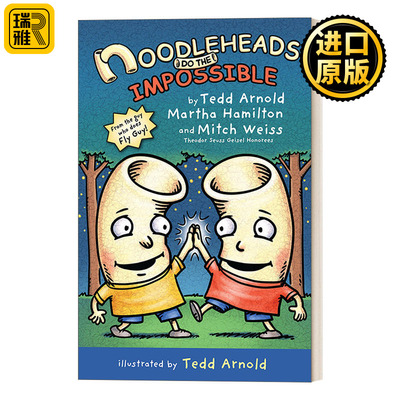 Noodleheads Do the Impossible 傻瓜面条头小子6：战胜不可能 精装全彩漫画 Tedd Arnold