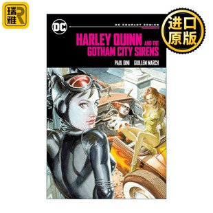 英文原版 Harley Quinn & the Gotham City Sirens 哈莉·奎茵与哥谭魅影 精简版 DC漫画 Paul Dini保罗·迪尼 进口英语原版书籍