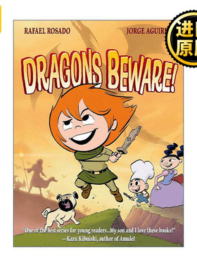 英文原版 Dragons Beware 克劳德编年史 当心龙 漫画 英文版 进口英语原版书籍