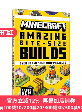Minecraft Amazing Bite Size Builds 我的世界 迷你建筑指南 新版 精装