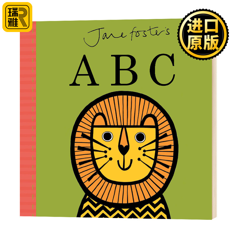 Jane Foster's ABC简福斯特绘本 ABC Jane Foster儿童英语启蒙益智绘本-封面