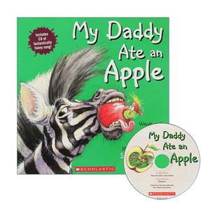 英文原版 My Daddy Ate An Apple 我爸爸吃了一个苹果 里面有一条绿油油的虫子 童谣绘本 Craig Smith 英文版 进口英语原版书籍