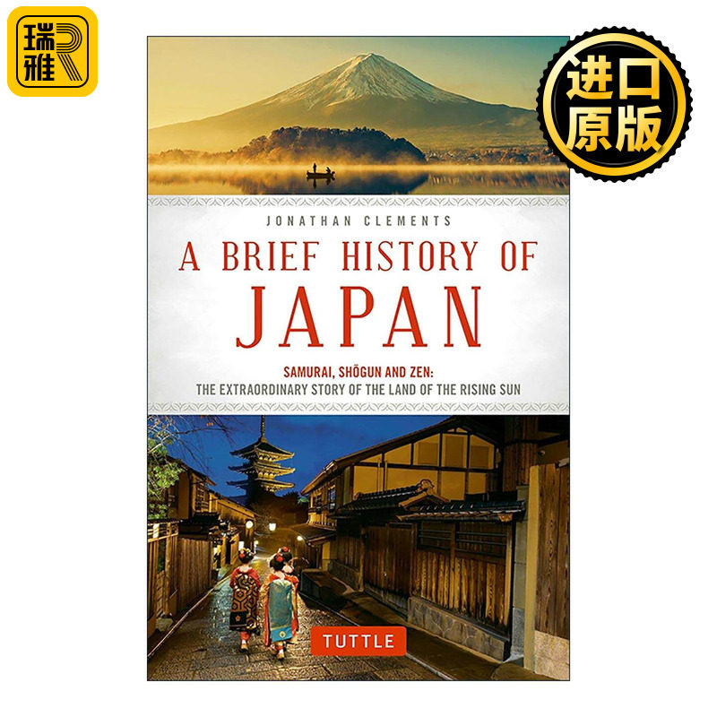 英文原版 A Brief History of Japan 日本简史 武士 幕府将军 乔纳森·克雷蒙 Tuttle 英文版 进口英语原版书籍