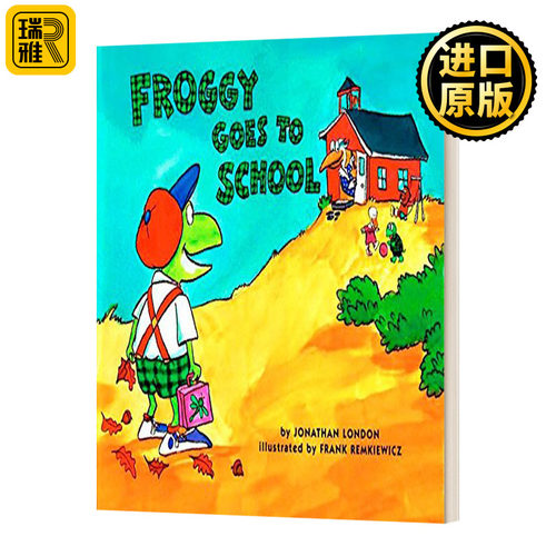 Froggy Goes to School 青蛙小吉 儿童家庭教养教育绘本 吴敏兰书单推荐 英文原版