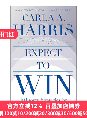 英文原版 Expect to Win 期待胜利 我在摩根士丹利做高管 卡拉?哈里斯的职场箴言 Carla Harris 英文版 进口英语原版书籍