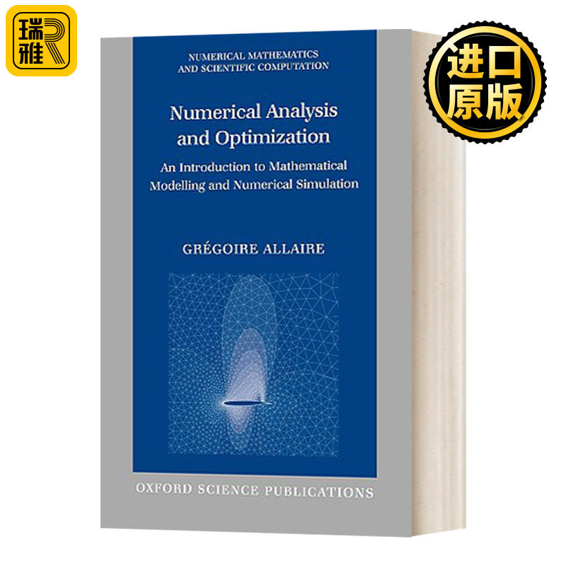 数字分析与最优化 英文原版 Numerical Analysis and Optimization 数学建模与数值模拟简介 英文版 进口英语原版书籍