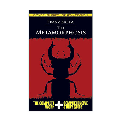 英文原版 The Metamorphosis Thrift Study Edition 变形记 完整文本与学习指南 弗朗茨·卡夫卡 英文版 进口英语原版书籍