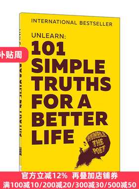 英文原版 Unlearn 101 Simple Truths For a Better Life 摒弃旧念 101个让生活更美好的简单真相 英文版 进口英语原版书籍