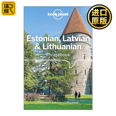 英文原版 Lonely Planet Estonian Latvian and Lithuanian Phrasebook and Dictionary 孤独星球爱沙尼亚语拉脱维亚语