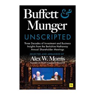 英文原版 Buffett and Munger Unscripted 巴菲特和芒格会议演讲稿 精装 英文版 进口英语原版书籍