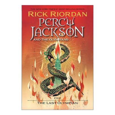 英文原版 Percy Jackson and the Olympians Book Five The Last Olympian 波西杰克逊与奥林匹斯5 英文版 进口英语原版书籍