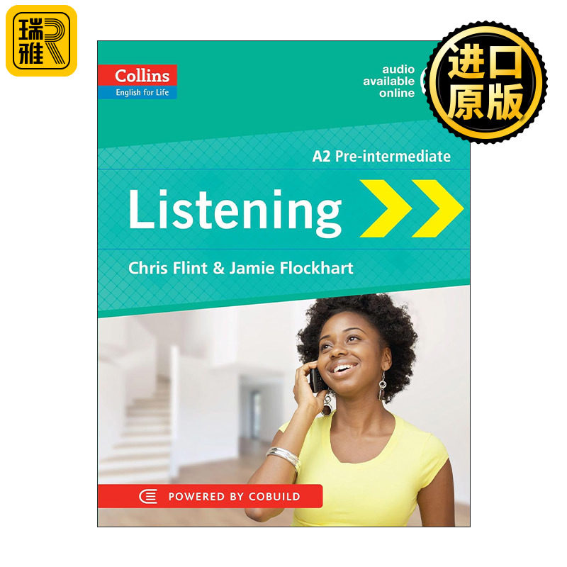英文原版 Collins English for Life Listening A2 Pre-intermediate 柯林斯生活中的英语 听力 初中级A2 KET考试 进口英语书籍