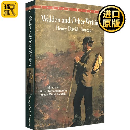 瓦尔登湖 英文原版 Walden and Other Writings 梭罗作品集 英文版文学小说 进口书籍