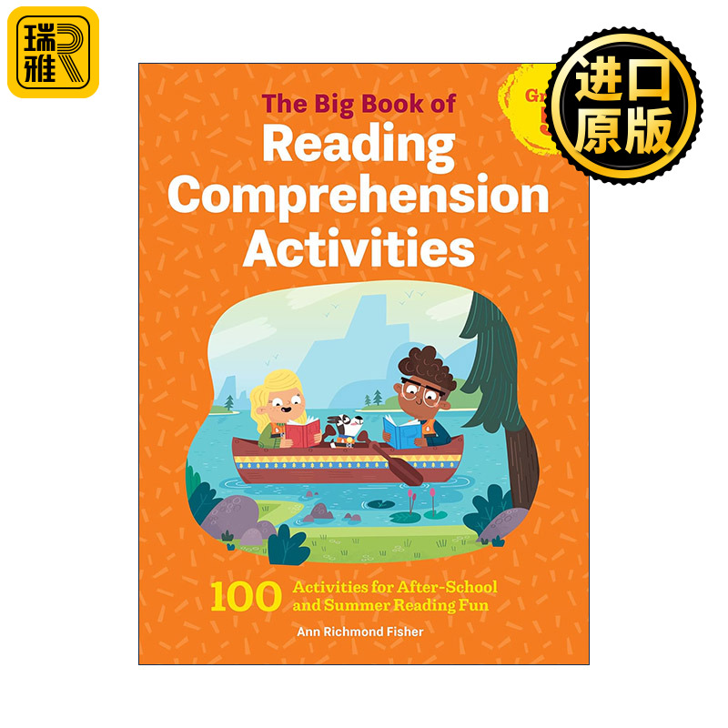 The Big Book of Reading Comprehension Activities Grade 5 美国小学英语阅读理解活动大书 五年级 100个课后与暑期趣味练习CCSS