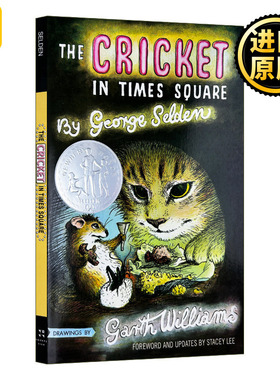英文原版 The Cricket In Times Square 时代广场的蟋蟀 1961纽伯瑞银奖 英文版 Stacey Lee;George Selden 进口英语原版书籍