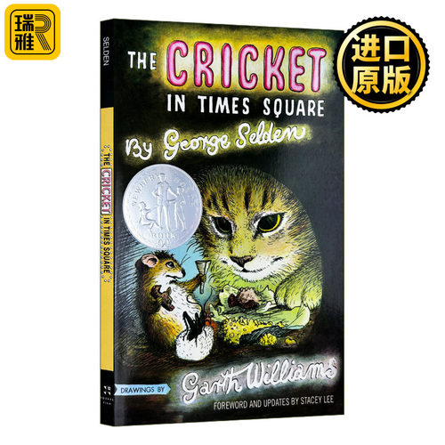 英文原版 The Cricket In Times Square 时代广场的蟋蟀 1961纽伯瑞银奖 英文版 Stacey Lee;George Selden 进口英语原版书籍