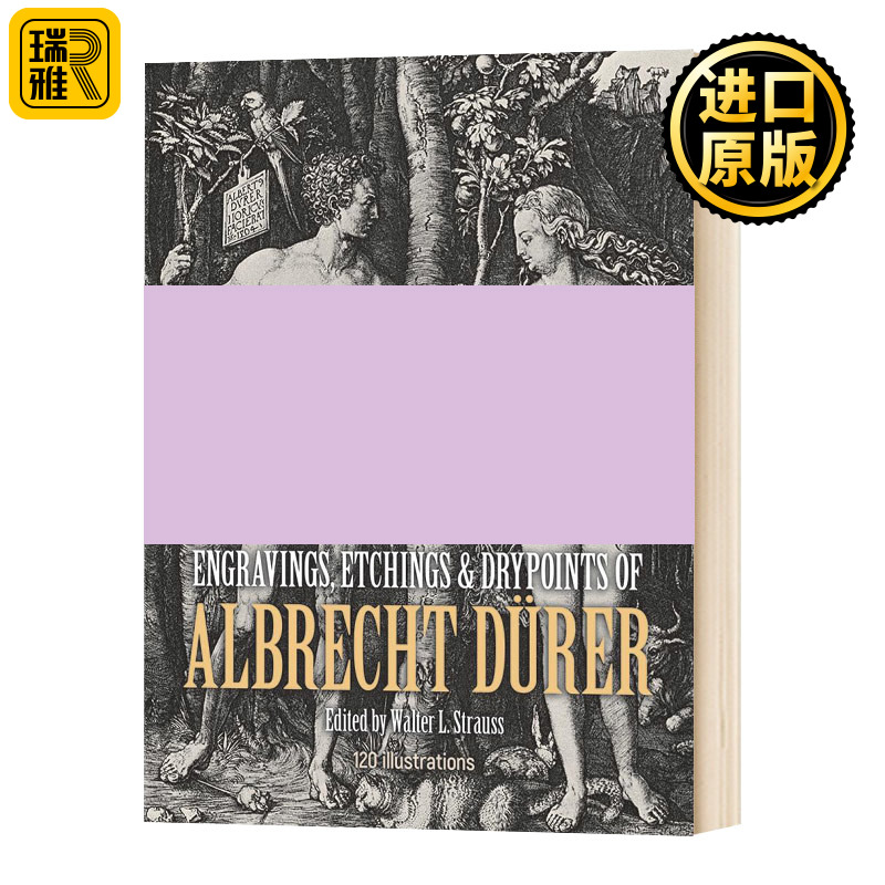 丢勒的各式版画合集 英文原版The Complete Engravings Etchings and Drypoints of Albrecht Dürer作品 雕 蚀刻和铜版画英语书籍