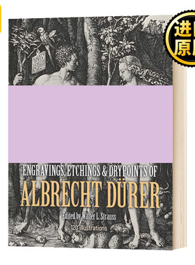 丢勒的各式版画合集 英文原版The Complete Engravings Etchings and Drypoints of Albrecht Dürer作品 雕 蚀刻和铜版画英语书籍