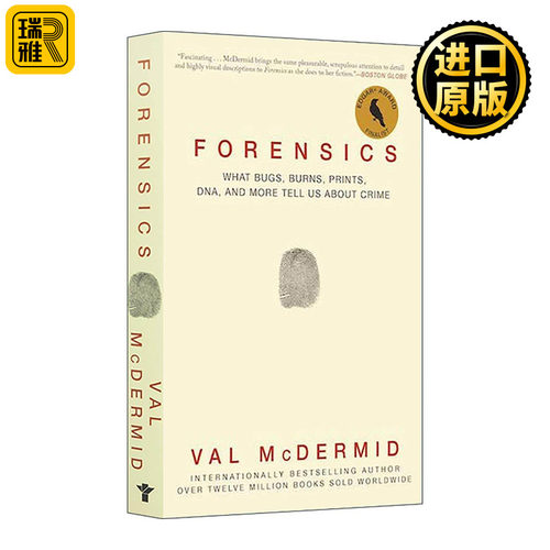 英文原版 Forensics 法医学 虫子烧伤指纹DNA 揭示犯罪真相 安东尼奖 刑场作者薇儿·麦克德米 英文版 进口英语原版书籍
