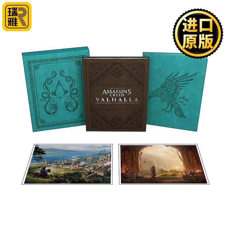 英文原版 The World of Assassin's Creed Valhalla 刺客信条 英灵殿的世界 北方之旅隐藏者的日志和文件 游戏周边设定集 豪华精装