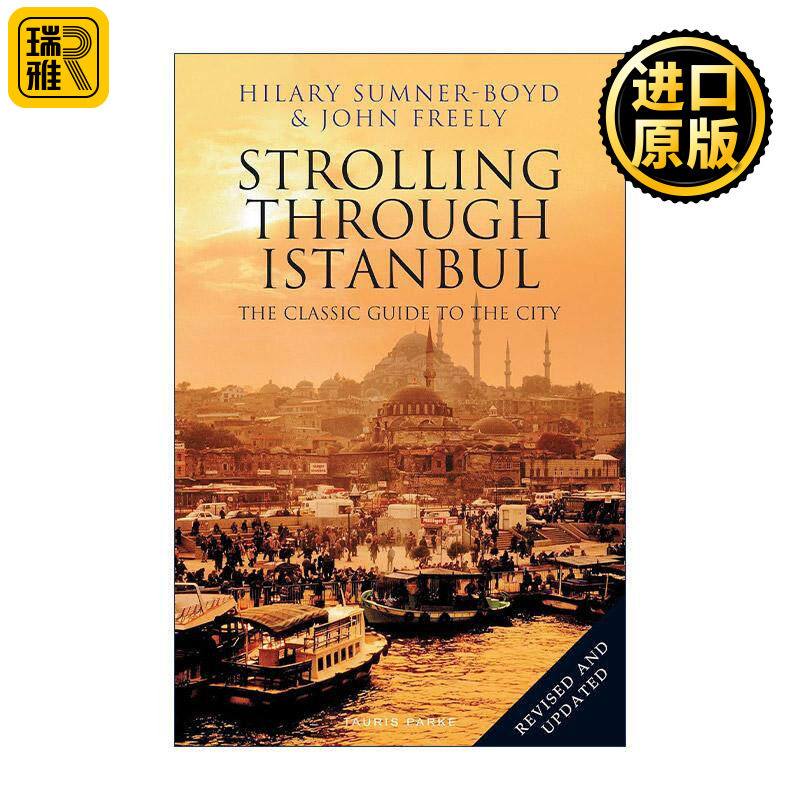 英文原版 Strolling Through Istanbul 游览伊斯坦布尔 经典城市旅行指南 英文版 进口英语原版书籍