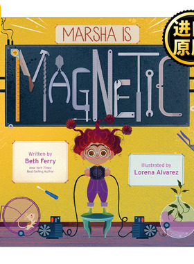 Marsha Is Magnetic 玛莎很有“吸引力” 精装绘本 做自己