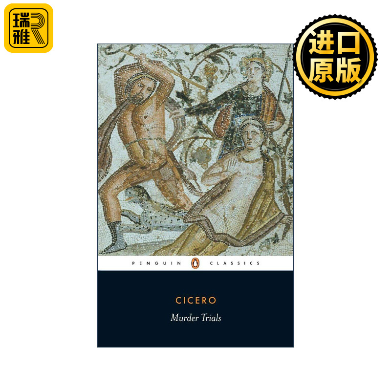 英文原版 Murder Trials Penguin Classics 谋杀审判 企鹅经典 Marcus Tullius Cicero西塞罗 英文版 进口英语原版书籍