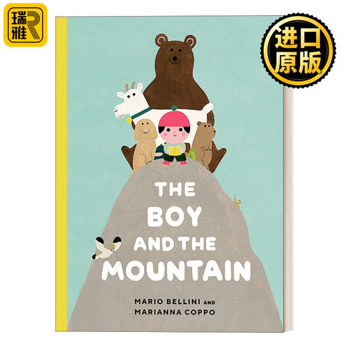 The Boy and the Mountain 男孩和山 3-7岁儿童户外活动露营主题艺术精装绘本 名家Marianna Coppo