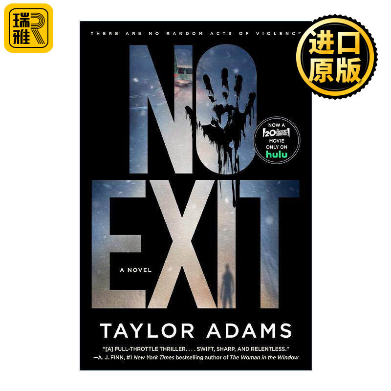 英文原版 No Exit 暂无出口 影视封面  Taylor Adams 悬疑与推理小说 英文版 进口英语原版书籍