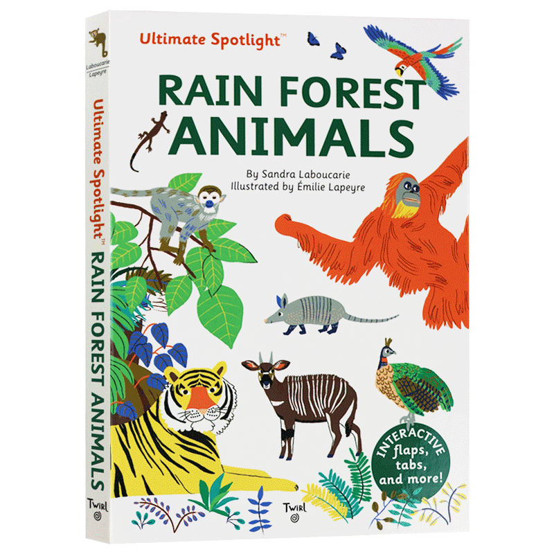 正版 Ultimate Spotlight Rain Forest Animals 极致系列 热带雨林动物