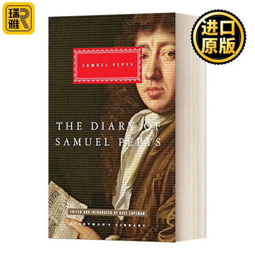 英文原版 Samuel Pepys The Diaries 塞缪尔·佩皮斯日记选 Everyman精装版 英文版 Samuel Pepys 进口英语原版书籍