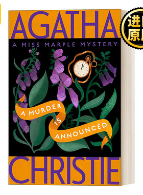 A Murder Is Announced 谋杀启事 阿加莎马普尔小姐系列侦探推理小说 英文原版