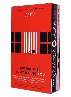 英文原版 George Orwell 2-Book Boxed Set 1984 and Animal Farm 乔治·奥威尔两册经典盒装套装 75周年 英文版进口英语原版书籍
