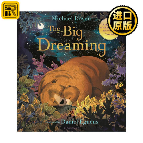英文原版 The Big Dreaming 大熊与小熊的冬日寻梦 迈克尔罗森爷爷绘本 卫报年度*佳童书 英文版 进口英语原版书籍