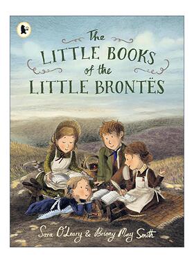 英文原版 The Little Books of the Little Brontes 勃朗特姐妹的小小书 儿童名作家传记绘本 英文版 进口英语原版书籍