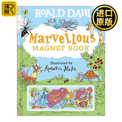 英文原版 Roald Dahl Marvellous Magnet Book 罗尔德达尔 奇妙磁铁书 精装 英文版 进口英语原版书籍