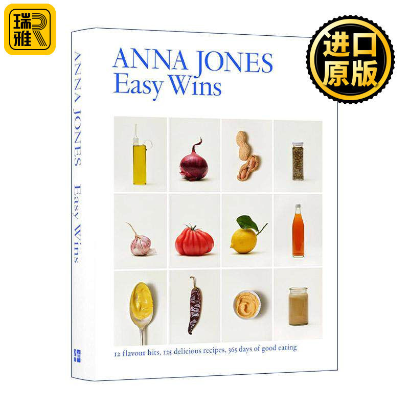 英文原版 Easy Wins 简单健康取胜 Anna Jones 精装素食食谱 英文版 进口英语原版书籍