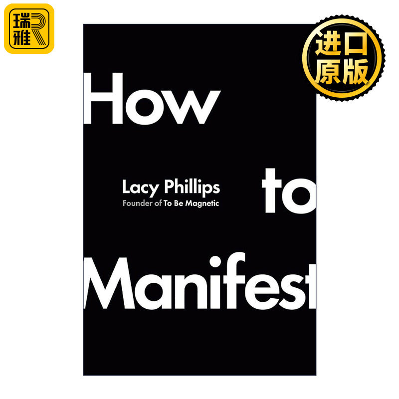 英文原版 How to Manifest 如何实现愿望 显化 重塑潜意识 改变生活指南 精装 英文版 进口英语原版书籍